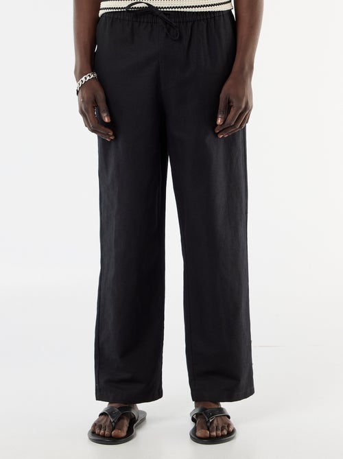 Leinenmischhose - Kiabi