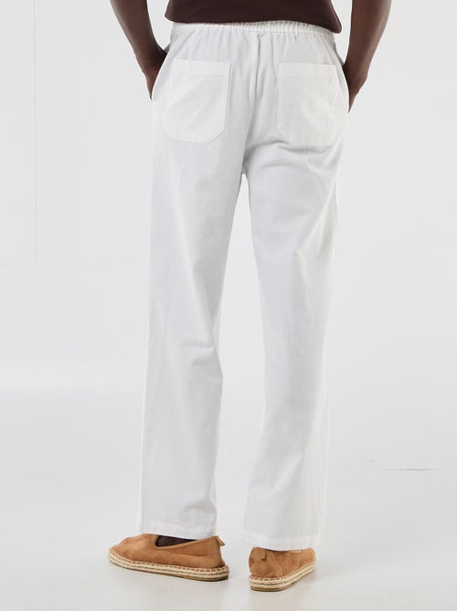 Leinenmischhose - Kiabi