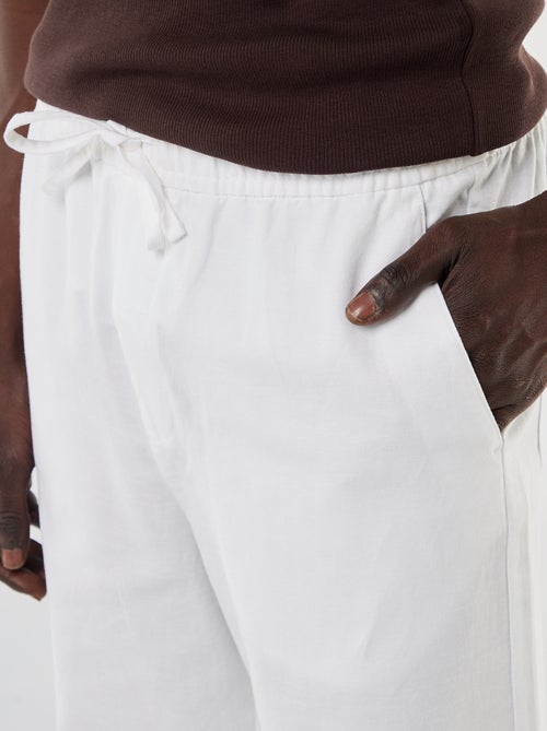 Leinenmischhose - Kiabi