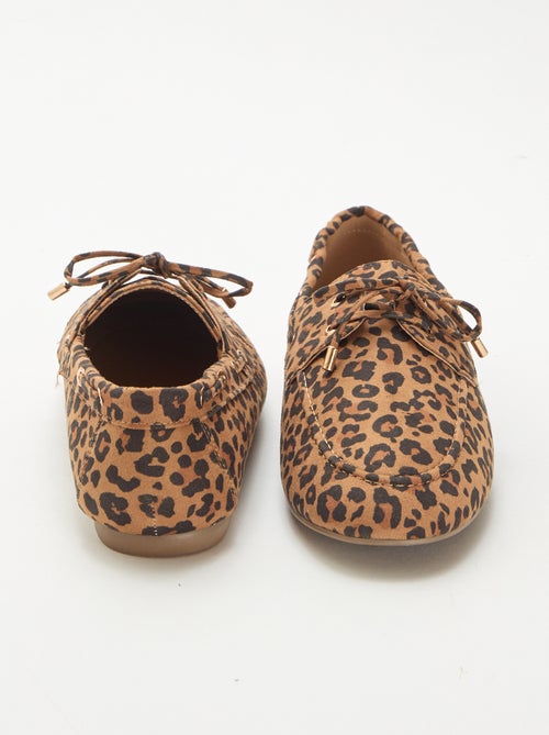 Leopard Print Boat Shoes - Kiabi