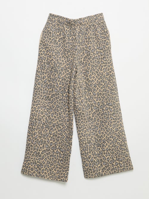Leopard Print Joggers - Kiabi