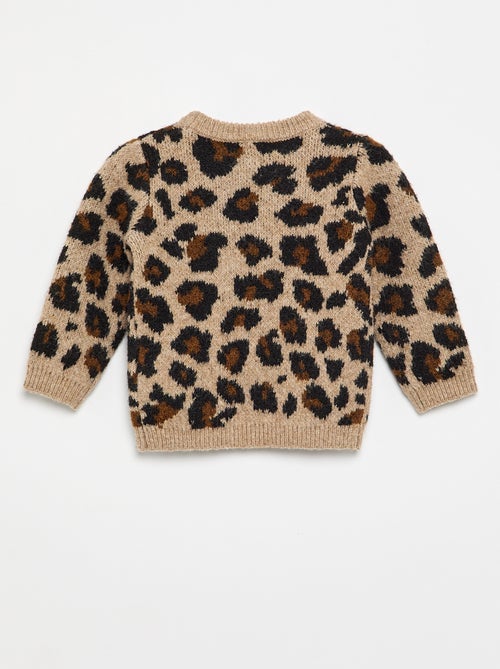 Leopard print sweater - Kiabi