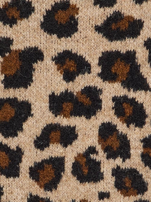 Leopard print sweater - Kiabi