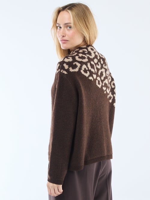 Leopard Print Sweater - Kiabi