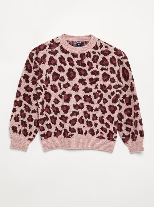 Leopard Print Sweater - Kiabi