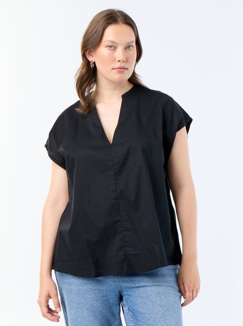 Light short-sleeved blouse - Kiabi Light short-sleeved blouse - Kiabi
