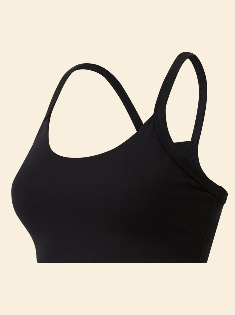 Light support sports bra - (ekstract) Black - Kiabi