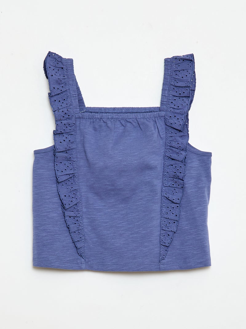 Lightweight 2-Piece Tank Top and Shorts Set Blue - Kiabi