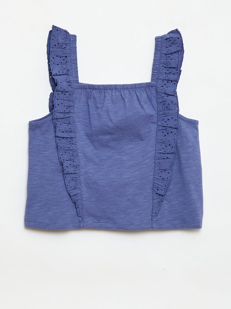 Lightweight 2-Piece Tank Top and Shorts Set Blue - Kiabi