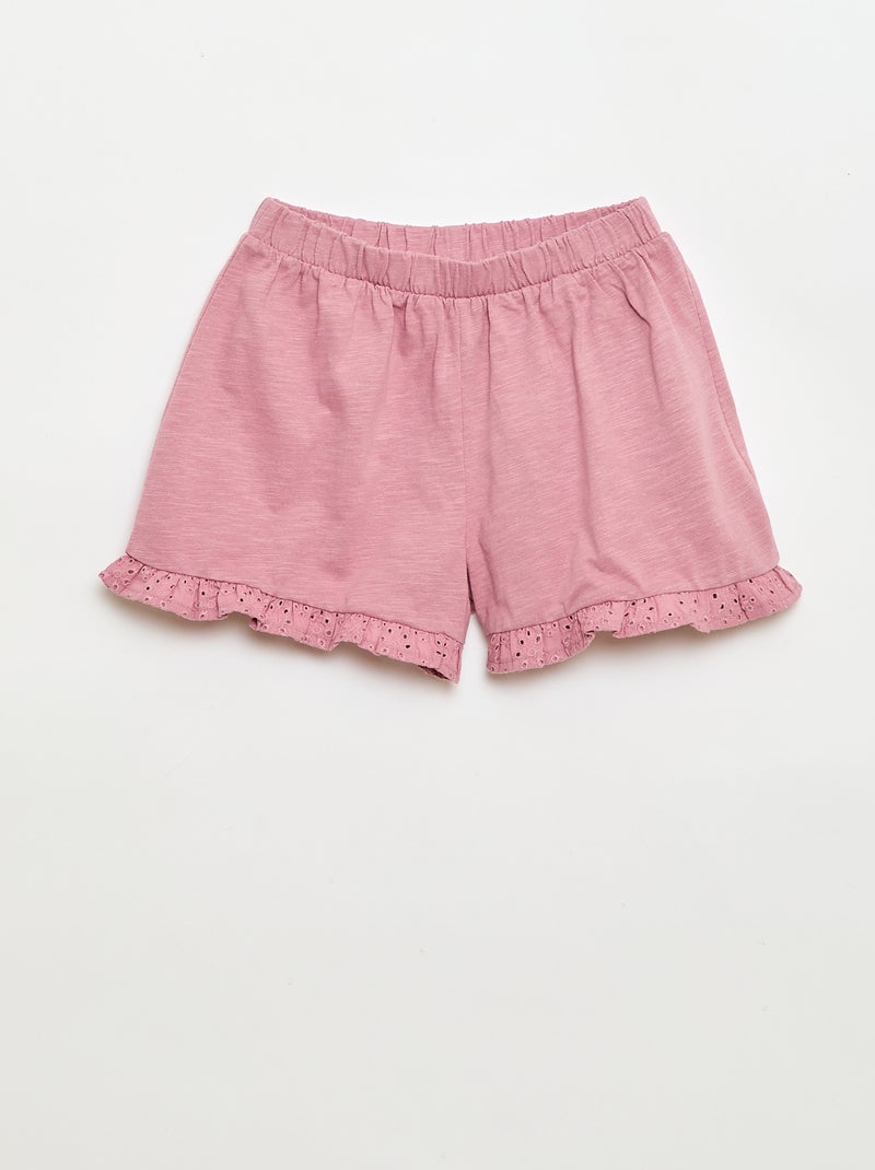 Lightweight 2-Piece Tank Top and Shorts Set Pink - Kiabi