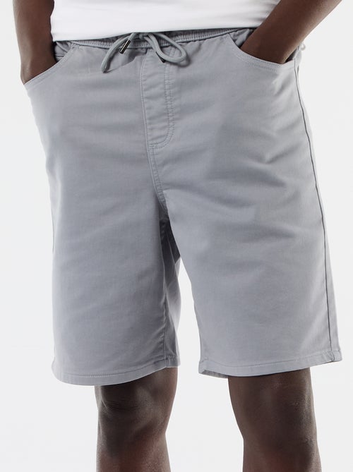 Lightweight Bermuda shorts with drawstrings - Kiabi