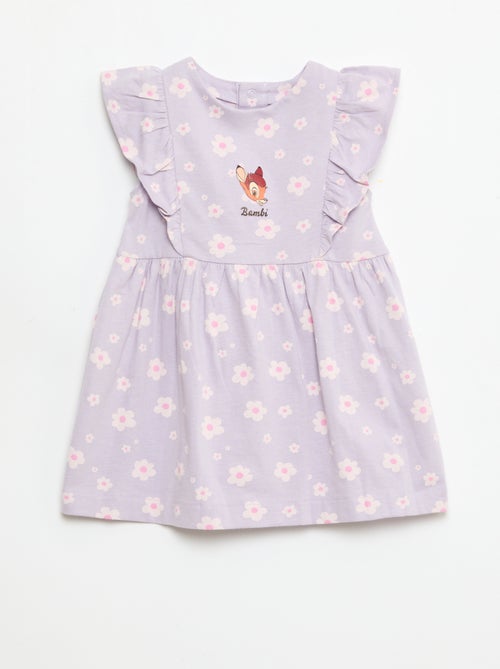 Lightweight Cotton 'Disney' Ruffled Dress - Kiabi