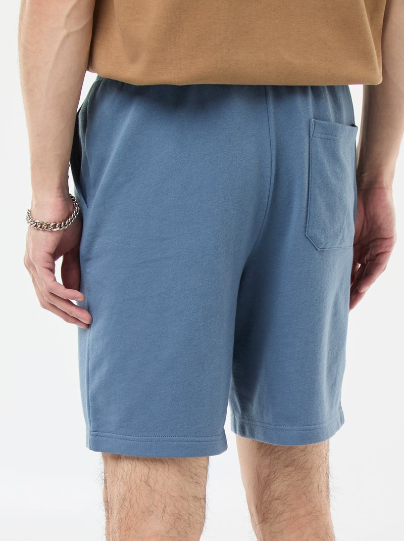 Lightweight fleece Bermuda shorts Blue - Kiabi