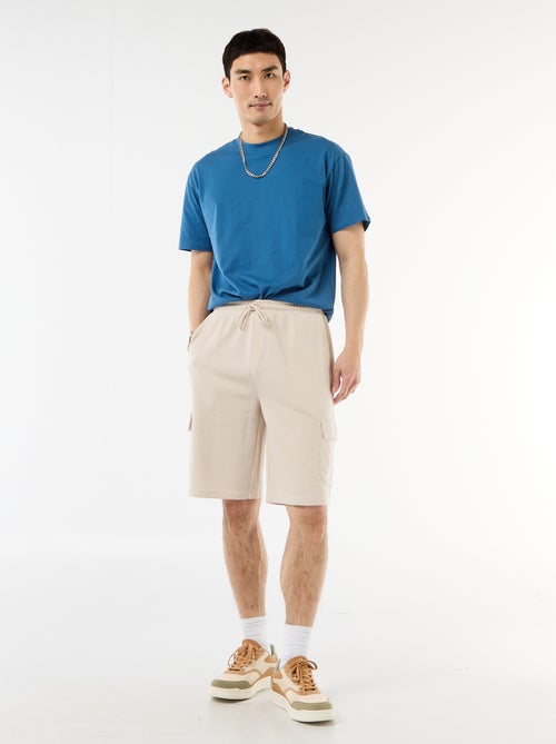 Lightweight Fleece Bermuda Shorts with Flap Pockets - Kiabi