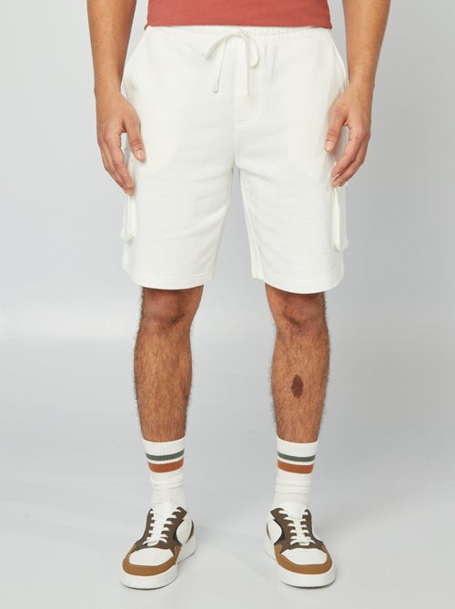 Lightweight fleece multi-pocket Bermuda shorts - Kiabi