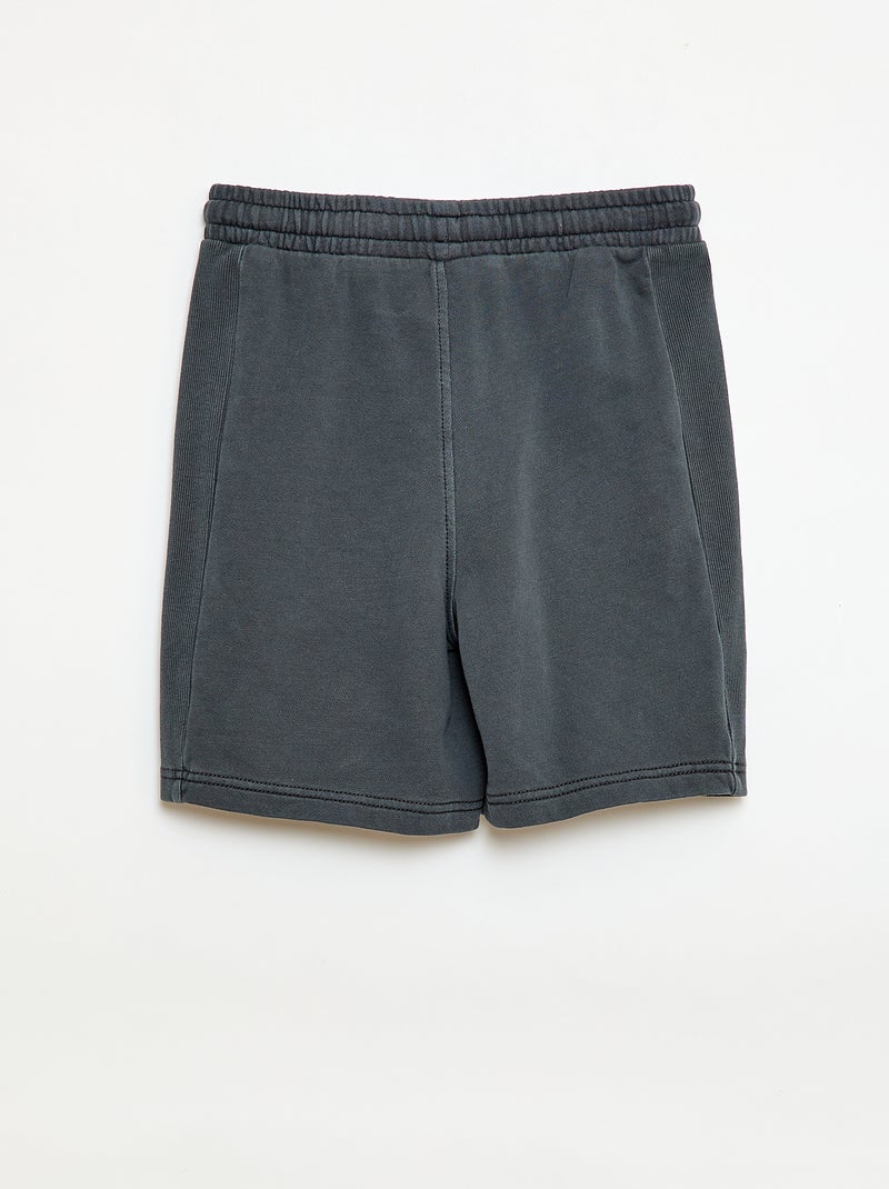 Lightweight Fleece Shorts Black - Kiabi