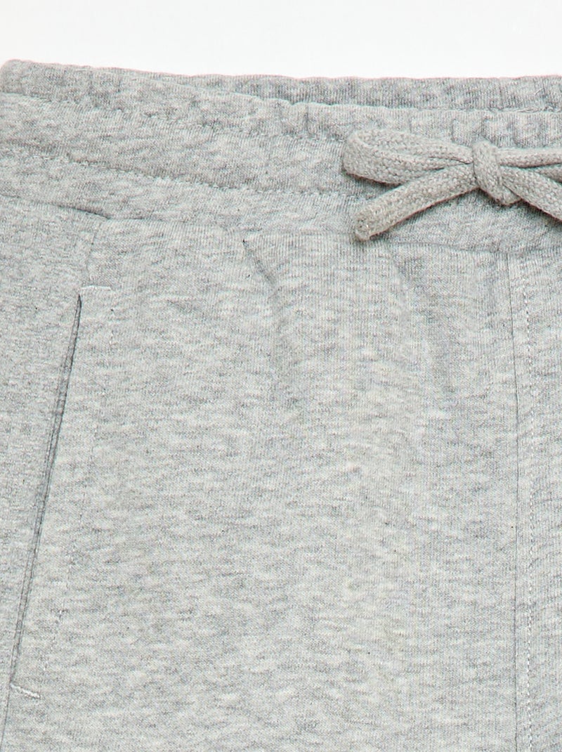 Lightweight Fleece Shorts Grey - Kiabi
