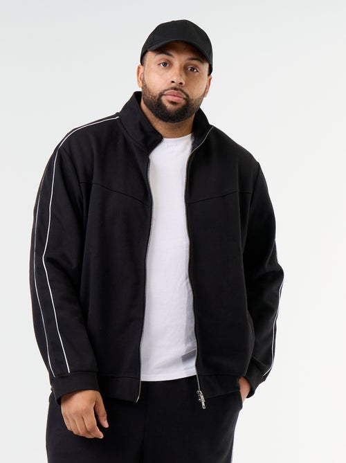 Lightweight fleece zip-up sweatshirt - Kiabi