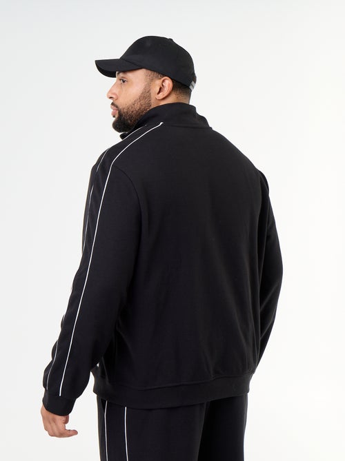 Lightweight fleece zip-up sweatshirt - Kiabi