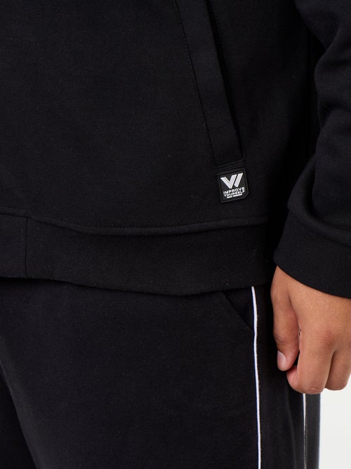 Lightweight fleece zip-up sweatshirt - Kiabi