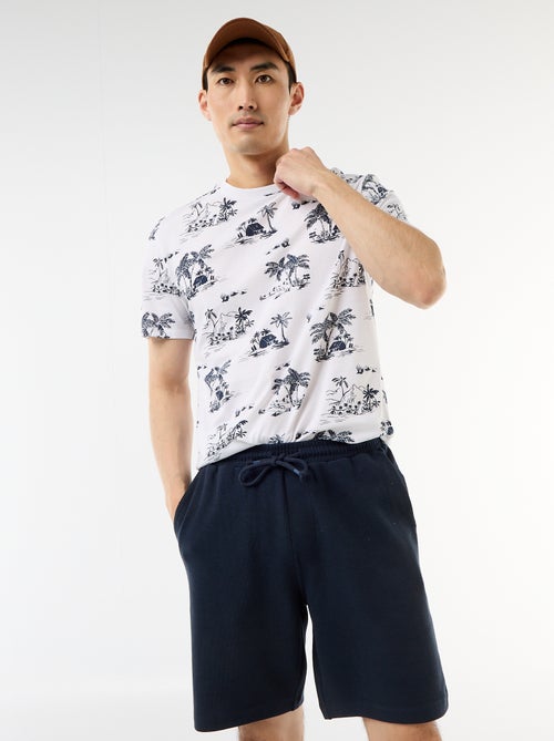 Lightweight French Terry Bermuda Shorts - Kiabi