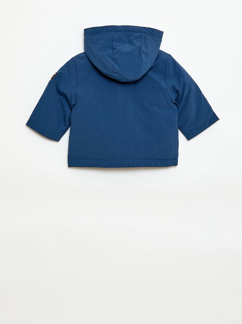 Lightweight Hooded Parka Blue - Kiabi