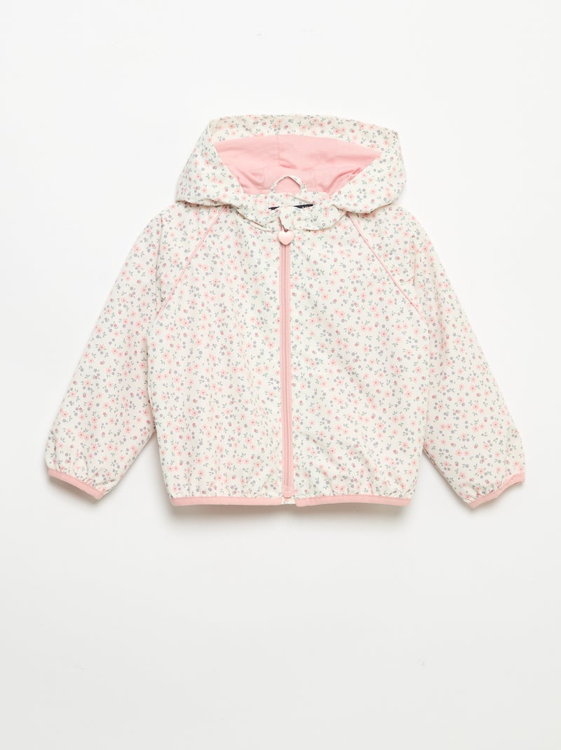 Lightweight Hooded Windbreaker Pink - Kiabi