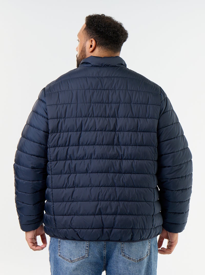 Lightweight Long-Sleeved Puffer Jacket Blue - Kiabi