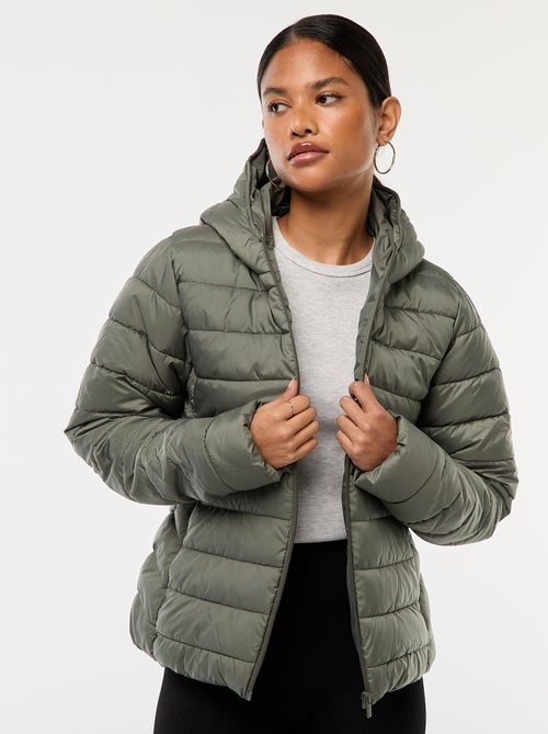 Lightweight Padded Jacket with Hood - Kiabi
