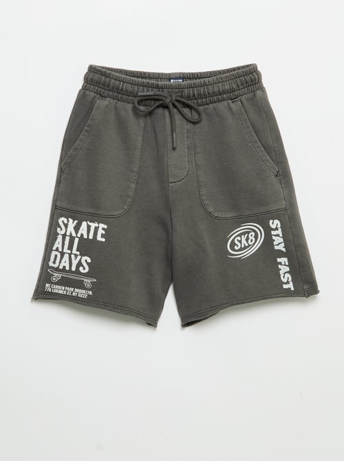 Lightweight Printed Fleece Shorts - Kiabi