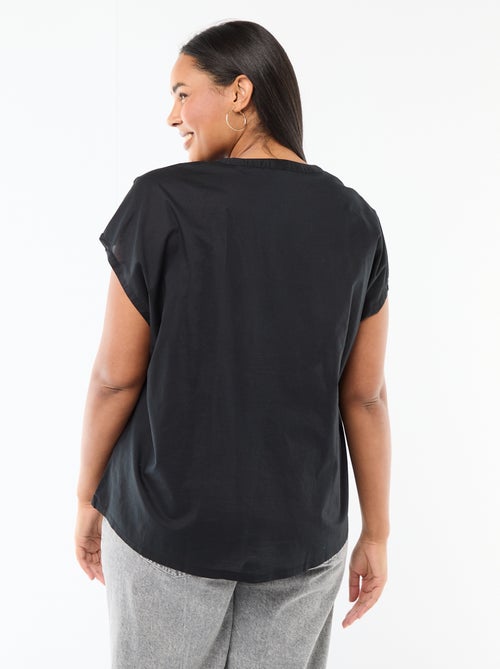 Lightweight Short-Sleeve Blouse - Kiabi