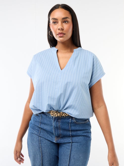 Lightweight Short-Sleeve Blouse - Kiabi