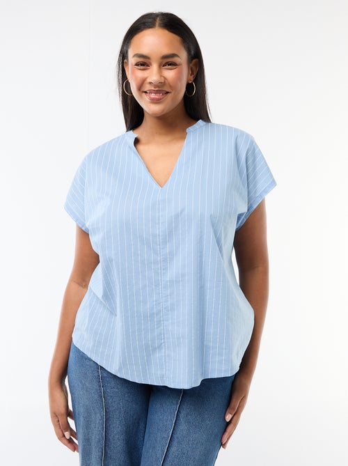 Lightweight Short-Sleeve Blouse - Kiabi