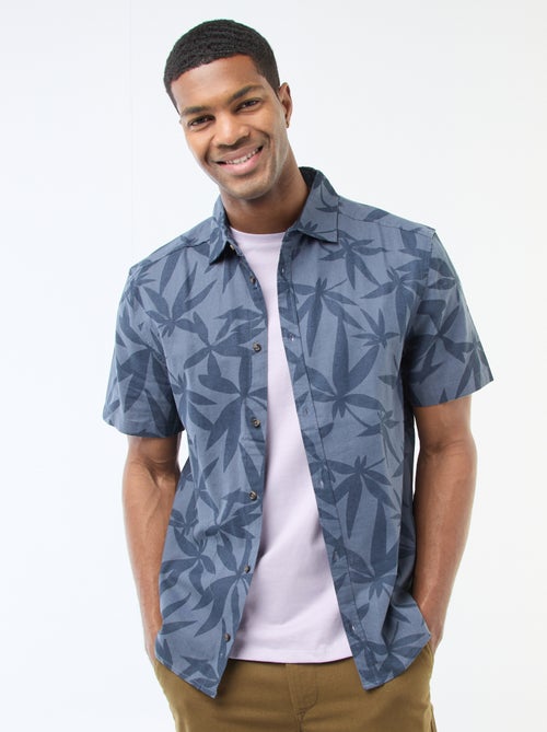 Lightweight Short-Sleeve Shirt with Pattern - Kiabi