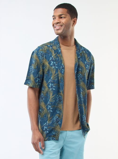 Lightweight Short-Sleeve Shirt with Pattern - Kiabi