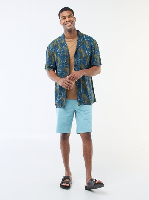 Lightweight Short-Sleeve Shirt with Pattern - Kiabi