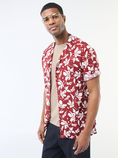Lightweight Short-Sleeve Shirt with Pattern - Kiabi