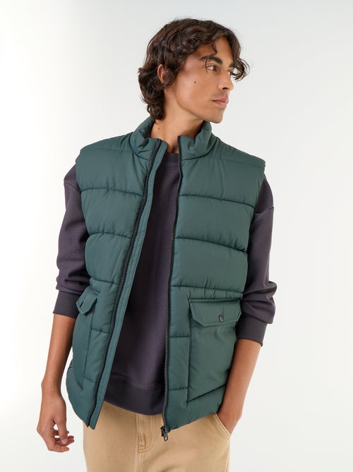 Lightweight sleeveless puffer jacket - Kiabi