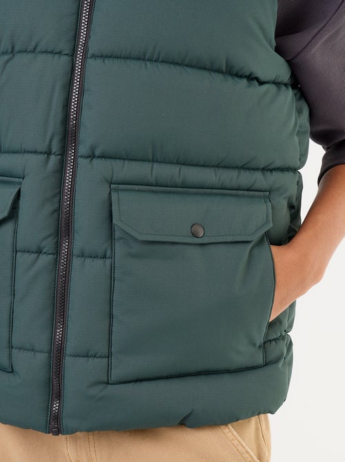 Lightweight sleeveless puffer jacket - Kiabi