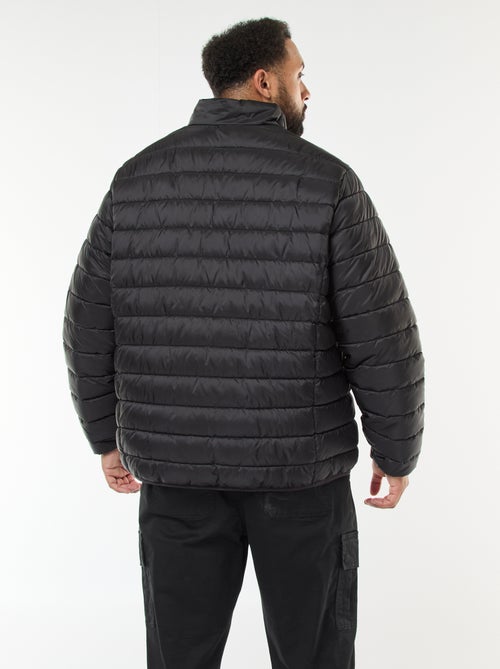 Lightweight Solid Puffer Jacket with Long Sleeves and Stand-Up Collar - Kiabi