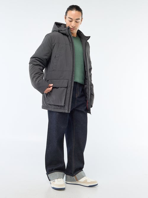 Lightweight Water-Repellent Hooded Parka - Kiabi