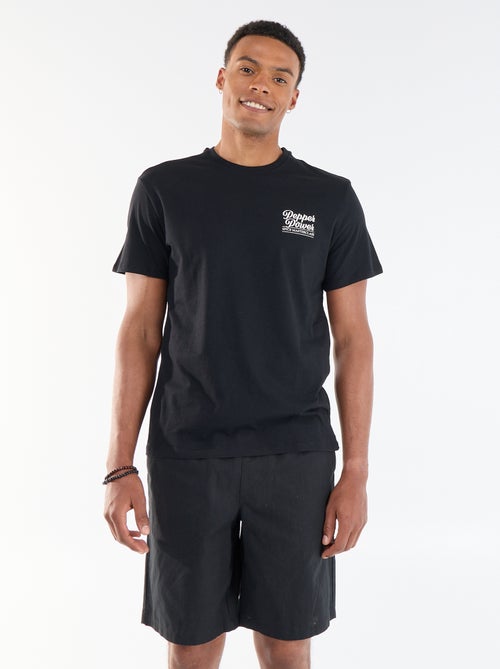 Linen blend Bermuda shorts - Kiabi