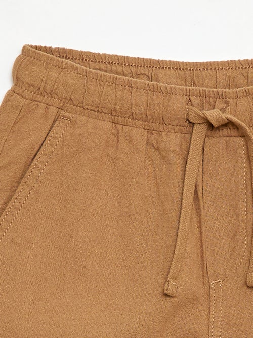 Linen Blend Jogpants - Kiabi