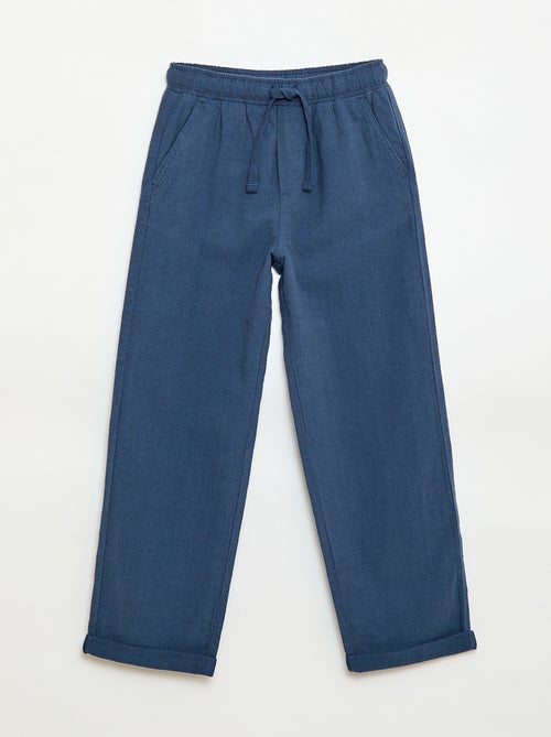Linen Blend Jogpants - Kiabi