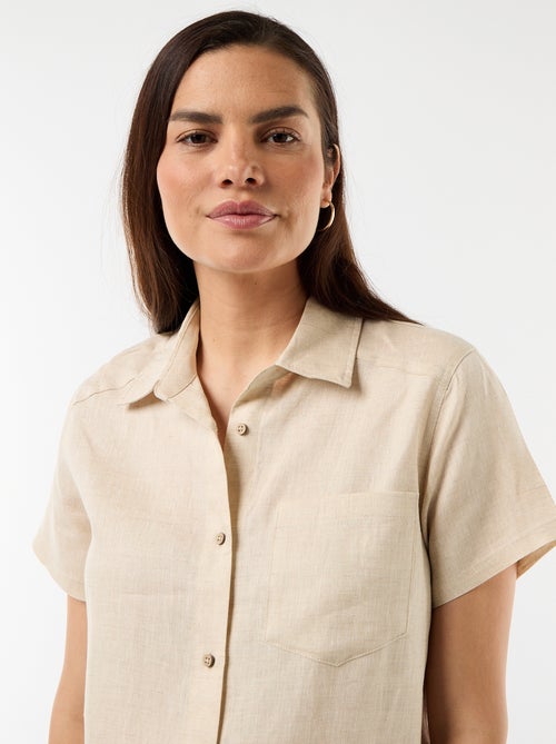 Linen Maternity Dress - Kiabi