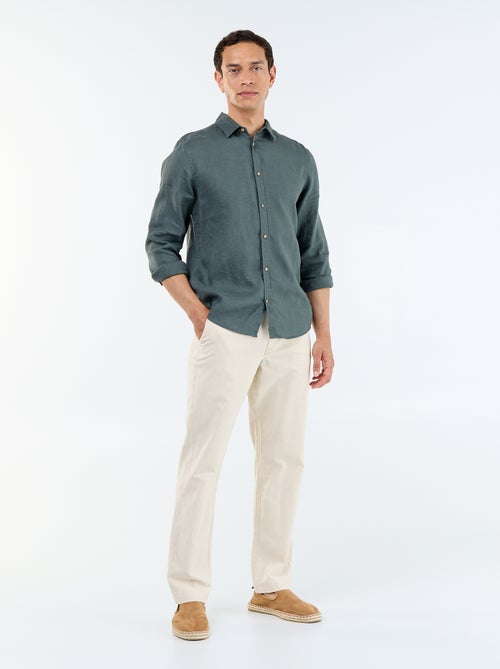 Linen Shirt - Kiabi
