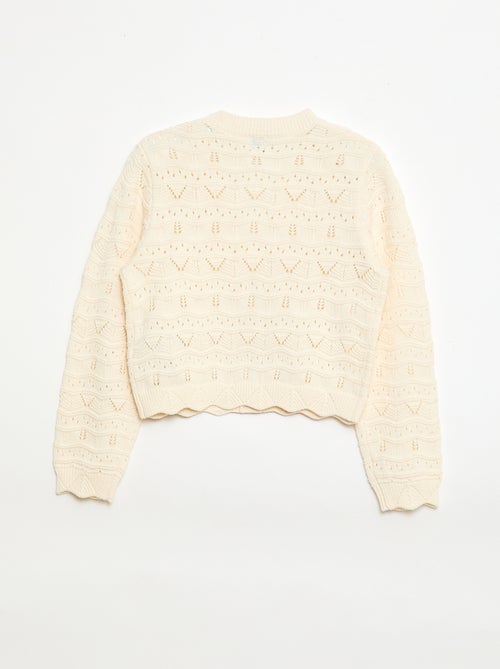 Lochstrick-Gilet - Kiabi