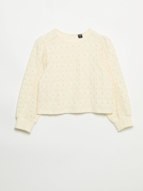 Lochstrick-Pullover - Kiabi