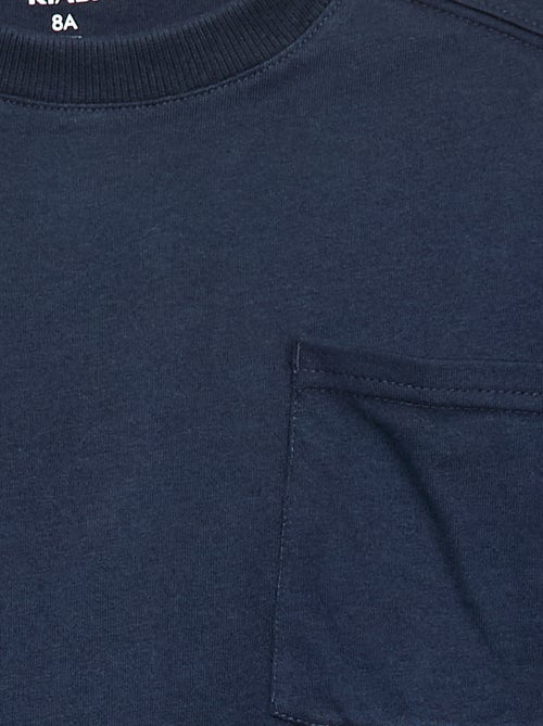 Locker geschnittenes, einfarbiges T-Shirt - Kiabi