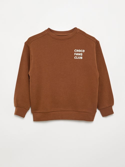 Locker geschnittenes Langarm-Sweatshirt - Kiabi